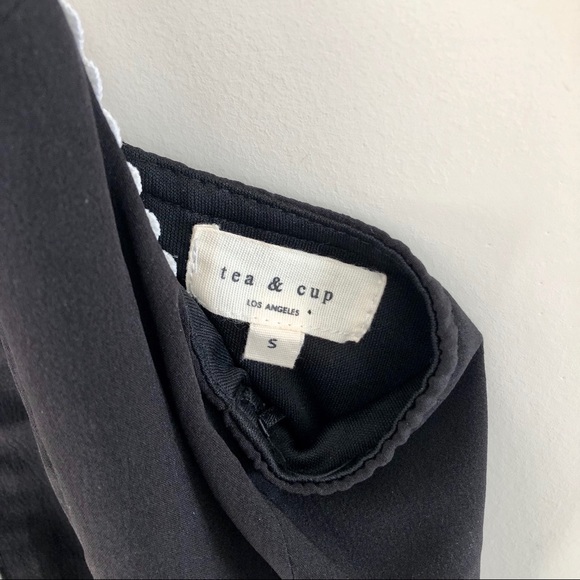 Tea and Cup Black Dress - Picture 4 of 4